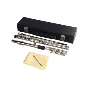 Flauto da Concerto in Cupronickel Placcato Nichel con Chiave in Mi - Product Image 5