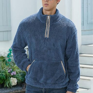 Vente Flash : Sweat-shirt Zippé Homme de Haute Qualité, Style Sportif Décontracté avec Motif Lettres, Tendance Streetwear - Product Image 5