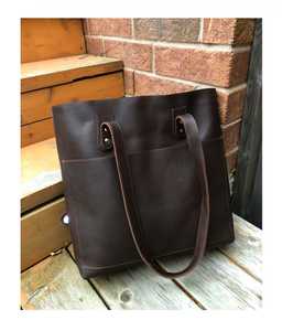 Sacs à main pour femmes en cuir véritable, grande capacité, portables, imperméables, de luxe, fermeture ouverte pour les voyages LTB-0267 - Product Image 1