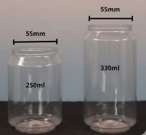 OEM 250ml PET Round Shape Cake Packaging <b>Cans</b> with Easy Open End for Mineral Water Soda <b>Coffee</b> & Tea Beverages - Product Image 2