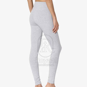 Leggings de yoga à taille élastique, couleur unie, dernier design, best-seller, faible MOQ, prix de gros pour femmes. - Product Image 3