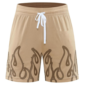 Shorts de basket-ball pour hommes aux designs les plus récents, unis, décontractés, logo/couleur personnalisés, respirants, confortables, de haute qualité, taille élastique, séchage rapide - Product Image 2