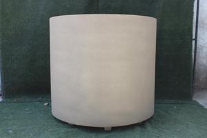 Large Modern FRP Planter for Outdoor Use Heavy Duty Strong Rough Texture Finish Custom Color Fiberglass Planter Shopping Mall - Product Image 2