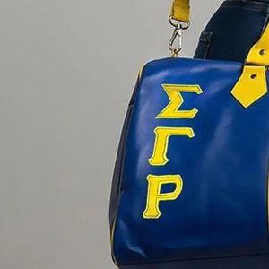 Sigma Gamma Rho 1922 Duffel <b>Bag</b> <b>Womens</b> Sorority Travel Gym Sports Carryall <b>Large</b> Capacity <b>Weekend</b> Overnight Luggage with Straps - Product Image 6