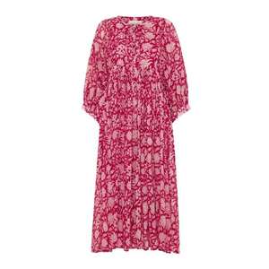 Magnifique robe Kyra, design Saffron Kyra, dans de superbes couleurs safran, robe de tous les jours aux volants romantiques. - Product Image 3