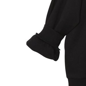 Pak Muntaha Impex Unisex <b>Black</b> <b>Turtleneck</b> Sweatshirt New York Solid Casual Long Sleeve Pullover Pockets Breathable Lined High - Product Image 2