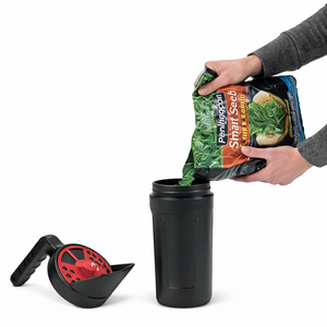 Plastic Hand <b>Spreader</b> 4LB Capacity Portable Hand-Held Modern <b>Fertilizer</b> Ice Melt Rock Salt Grass Seed Ergonomic ODGGAR022 - Product Image 4