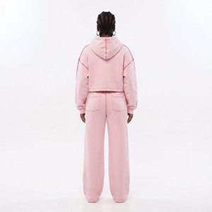 Ensemble de survêtement décontracté pour femme grande taille, coupe ample, à capuche, manches longues, style streetwear, comprenant un sweat à capuche et un pantalon de jogging - Product Image 2