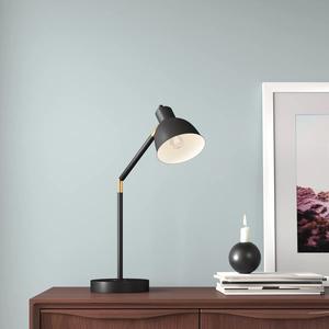 Lampe de table contemporaine en laiton avec abat-jour en verre, luminaire de table moderne - Product Image 2