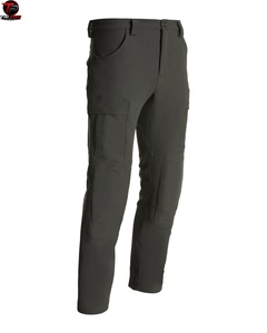 Pantalon de chasse softshell unisexe pour l'extérieur, polyester imprimé, résistant à l'eau, extensible, tactique, randonnée, trekking, travail, pêche, multi-usages - Product Image 4
