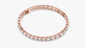 High Quality High End Diamond <b>Bracelet</b> with Iced Out Stainless Steel Cuban Chain Jewelry for Women Office Wear or Events Use - Product Image 4