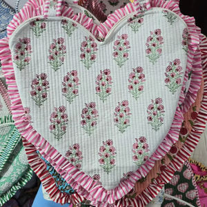 Sac fourre-tout en coton uni en forme de cœur tendance pour femme, cadeau de Saint-Valentin, printemps, été, automne, entièrement zippé, 16 pouces, amour - Product Image 1