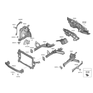 Repuestos y Accesorios para Autos y Camionetas Sorento Nuevos 64501P4000 - Product Image 2