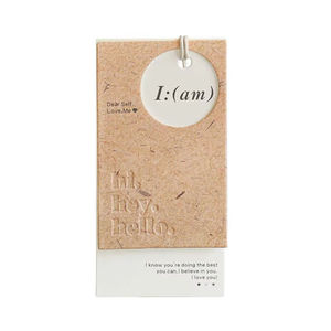 Etiquetas colgantes personalizadas impresas en relieve y serigrafiadas para ropa, etiquetas ecológicas de papel semillado para prendas, bolsos, zapatos y logotipos de lujo - Product Image 3