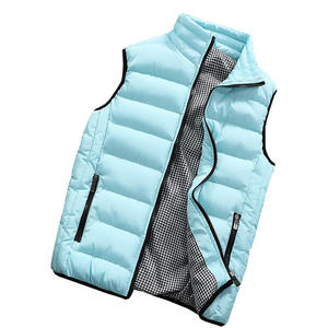 Chaleco Acolchado para Hombre, Cálido, con Cierre Frontal, Ropa Exterior, Logotipo Personalizado, Marca Privada, OEM, Venta al Por Mayor, Colección de Ropa Casual Estadounidense - Product Image 1