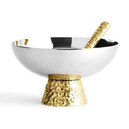 Tazón de Metal Clásico con Diseño de Caña de Azúcar para Servir, Decoración para Mesa de Cocina, Hogar, Hotel, Restaurante y Centro de Mesa - Product Image 4