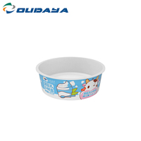 Envase de Plástico Desechable de 250 ml y 200 g para Pudín, Yogur, etc., en Forma de Tubo