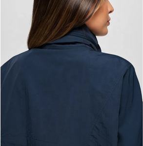 Vêtements de sport décontractés pour femmes Coupe-vent personnalisé d'extérieur imperméable et coupe-vent Caractéristiques Veste d'été Veste de pluie de couleur patchwork - Product Image 6