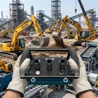 Joystick Inalámbrico Hidráulico Industrial de Alta Resistencia con 2 Millones de Ciclos de Vida Útil, 100% Probado en Fábrica, para Maquinaria de Minería