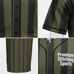 Maillots de baseball personnalisés professionnels, ensembles complets, impression par sublimation OEM, uniforme d'équipe de baseball - Product Image 6
