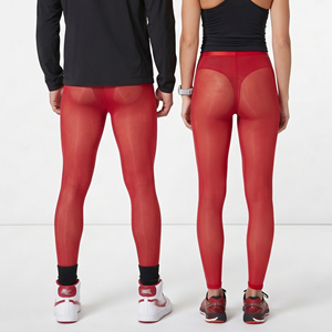 Leggings transparents unisexes à taille élastique 100% polyester pour l'été, leggings sexy transparents pour club, leggings unisexes - Product Image 2