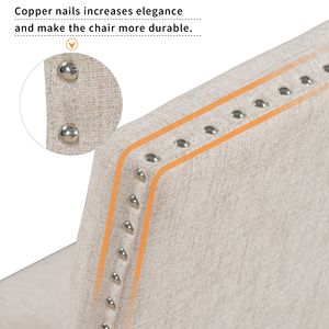 Set da pranzo in finto marmo 5 pezzi tavolo bianco/Beige e nero con 4 spessi cuscini sedie mobili per la casa per la sala da pranzo - Product Image 5