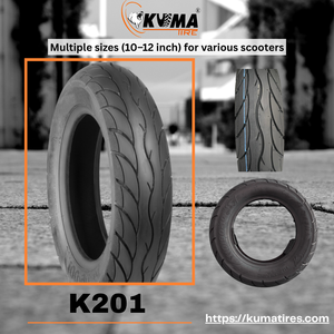 Neumático de Scooter KUMA K201 Nuevo 110/70-12 de Caucho Natural Sin Cámara 3.00-17 de Alta Calidad, Repuesto Vietnamita, 20,000km, 12 Meses - Product Image 6