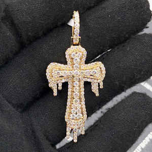 Colgante de Hip Hop con Diamante Moissanite VVS de la Mejor Calidad, con Joyería para Hombre y Opción de Cadena Cubana, para Uso Religioso - Product Image 4