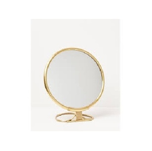 Venta caliente de lujo de oro de uso doméstico espejo de vanidad maquillaje clásico lupa soporte de escritorio moda belleza espejo cosmético - Product Image 1