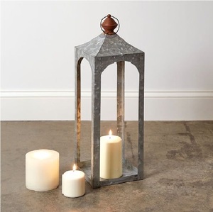 Portavelas Metálico Galvanizado de la Mejor Calidad, Decoración Navideña y de Pascua, Diseño Moderno, Resistente al Calor - Product Image 4