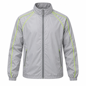 Chaqueta Cortavientos para Hombre Talla Grande, Estilo Casual/Deportivo/Urbano, con Cierre, Ropa Abrigada a Prueba de Viento - Product Image 5