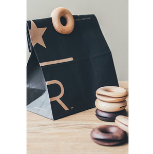 Clip Sellador de Alimentos de Madera Moderno y Creativo, Directo de Fábrica, Ecológico, Multifuncional, de Grado Alimenticio, Tipo Donut - Product Image 2