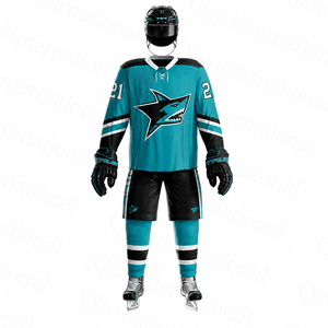 Jersey y Pantalones de Hockey de Alta Calidad, Impresión por Sublimación Personalizada, Jersey de Hockey para Equipos, Equipos de Hockey Amateur - Product Image 2