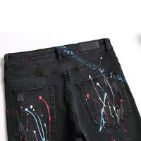 Celana Jeans Pria Gaya Kasual Musim Gugur Musim Dingin Kualitas Terbaik Katun Organik Ramah Lingkungan Logo Kustom Tinggi Model Lurus Ringan Sedang