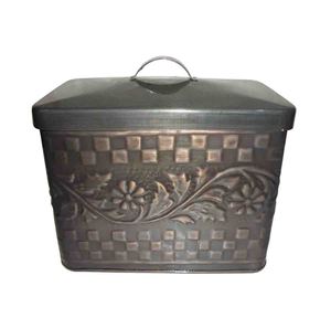 Contemporary Customized Galvanized Metal Storage Canister with Matching Lid for Modern Homes - Product Image 4