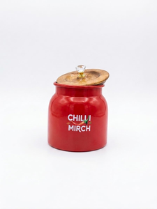 Iron <b>Spice</b> Storage Containers with Wooden Lid and Crystal Knob Premium Metal Kitchen Canister Elegant Decorative <b>Spice</b> <b>Jar</b> - Product Image 6