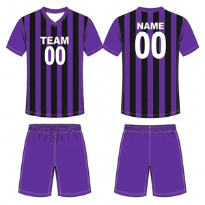 Custom School <b>Soccer</b> Jersey Kit Student Uniform Breathable Wholesale OEM ODM Low MOQ Quick Sample Fast Production - Product Image 2