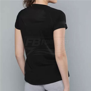 Camiseta Casual de Verano para Mujer, Cuello Redondo, Manga Corta, Transpirable, de Algodón, Personalizada, Precio Bajo 2026, Gran Venta - Product Image 2