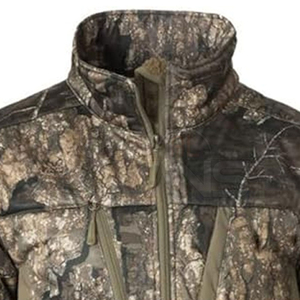 Veste de chasse en velours côtelé à capuche pour homme, collection automne-hiver 2026, haute qualité, respirante, imperméable, séchage rapide, logo frontal, polyester - Product Image 4
