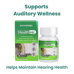 [invivotec] Healthear Auditory Wellness Supplement IFN1801, Complejo de Suplementos Dietéticos para el Apoyo a la Salud Auditiva en Tabletas - Product Image 4