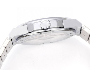 Montre mécanique automatique pour homme, élégante, de qualité supérieure, avec cadran gris en moissanite, pour les occasions décontractées, les affaires et les trajets quotidiens - Product Image 4