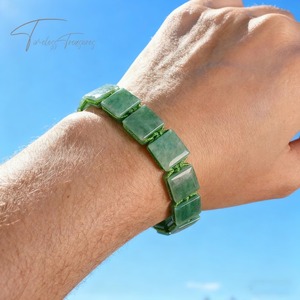 Pulsera de Cuentas de Resina Coloridas, Hecha a Mano, Elástica, Joyería de Moda, Regalo para Mujeres y Niñas - Product Image 3