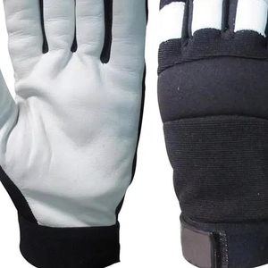 Guantes de Seguridad para Mecánicos Resistentes a Cortes, de Alta Resistencia a Impactos y Vibraciones, de Cuero Impermeable, Guantes Kongo - Product Image 5