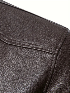 Venta caliente de fábrica de Pakistán chaquetas de cuero genuino para hombres nueva ropa de calle con estilo Top 2025 nuevas chaquetas de cuero de moda para hombres - Product Image 3