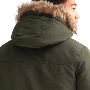 Veste matelassée d'hiver pour homme de haute qualité, nouvelle marque, style décontracté, parka chaude, coupe-vent épais, manteau court, vêtements pour homme, fourrure - Product Image 5