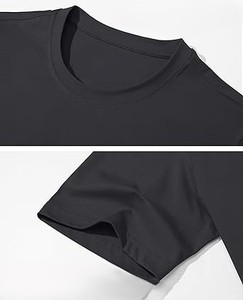 High Quality Casual Style Shoulder <b>Down</b> Round Neck Short Sleeve 200g 100% Cotton Regular Fit Men Breathable Eco-Friendly T-Shirt - Product Image 5