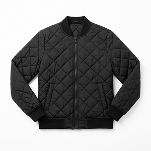 Women's Winter Quilted Bomber Jacket Warm Casual Padded Bomber <b>Coat</b> OEM ODM Wholesale Factory Custom Logo Low MOQ - Product Image 1