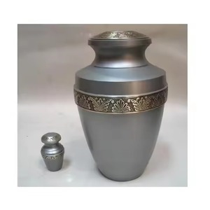 Custom Metal Cremation Urn Adult Funeral <b>Memorial</b> Urn Aluminum Cremation Urn Adult Custom Packaging Logo Design Supplier - Product Image 2