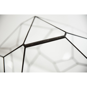 Classic Geometrical Design Wedding Table Glass Decorative Modern Geometric Glass Terrarium Box Wholesale with Door Sculpture - Product Image 5