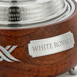 Modern <b>Insulated</b> Enamel Coated Stainless Steel Casserole Conical Lid Heavy Duty Thermal Food Warmer Set Luxury Khaleeji Feasts - Product Image 2